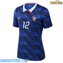 Camisa de time de futebol França Randal Kolo Muani #12 Replicas 1º Equipamento Feminina Mundo 2026 Manga Curta